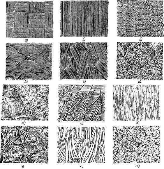 Фактура карандашом