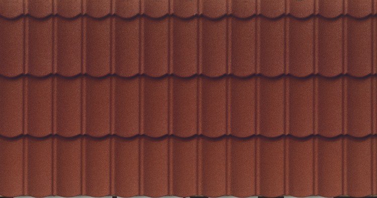 Текстура металлочерепицы RAL 8017