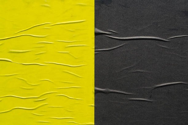 Фактура приклеенной бумаги