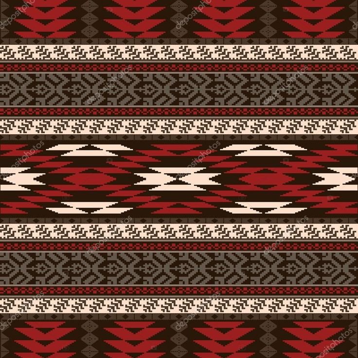 Ткань с этническим орнаментом