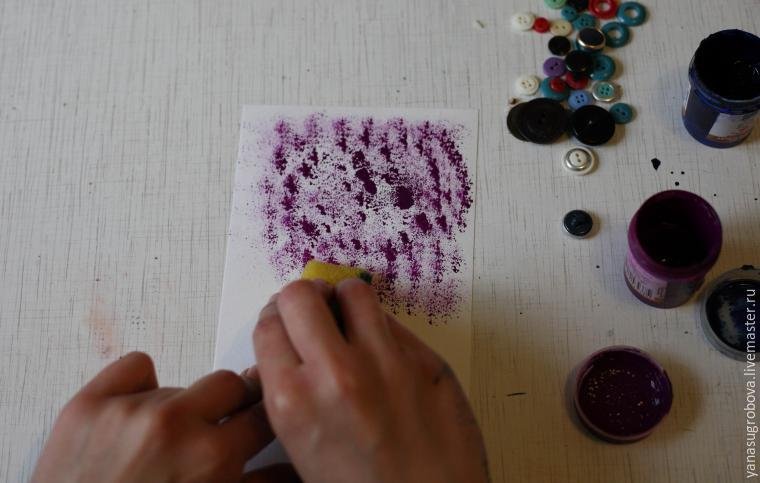 Фактура на бумаге своими руками