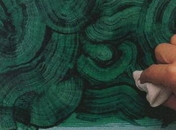 Ткань под малахит