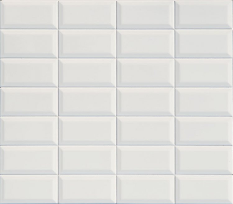 Terratinta Betonbrick Wall White Diamond Glossy 7.5x15