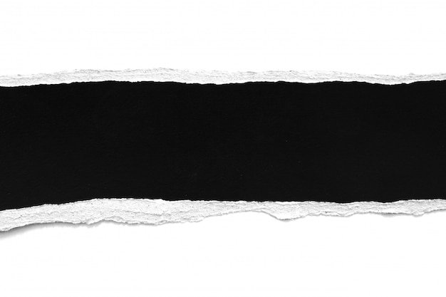 Черная бумага с рваными краями