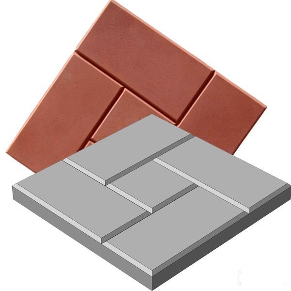 Плитка тротуарная 300х300х30 Калифорния серая