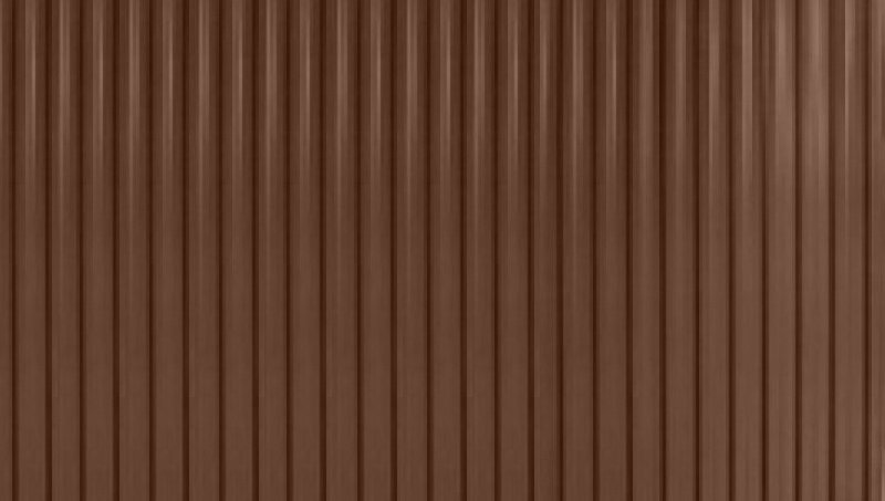 Профнастил RAL 8017 коричневый шоколад