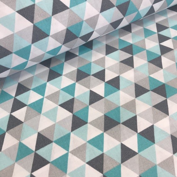 Ткань мебельная треугольники