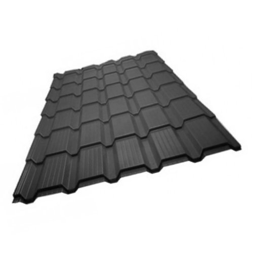 Металлочерепица Каскад стальной бархат 7024