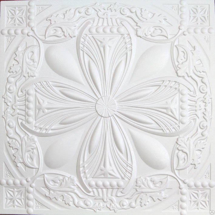 Потолочная плита бесшовная(Инжекция) d504/24