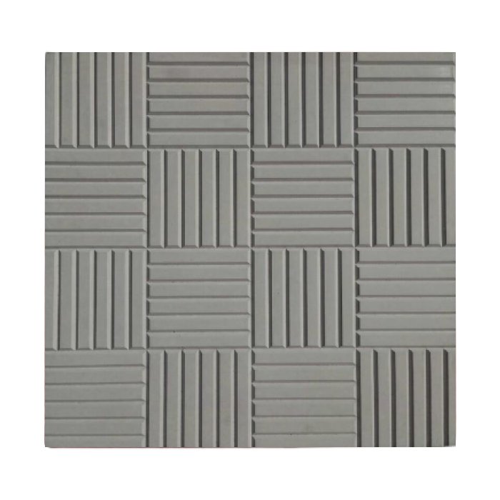 Плитка тротуарная "шахматка" (300х300х24) серая
