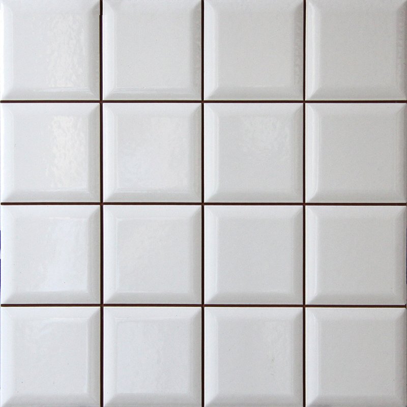 Настенная плитка Сокол моно белая 33x33 mc1