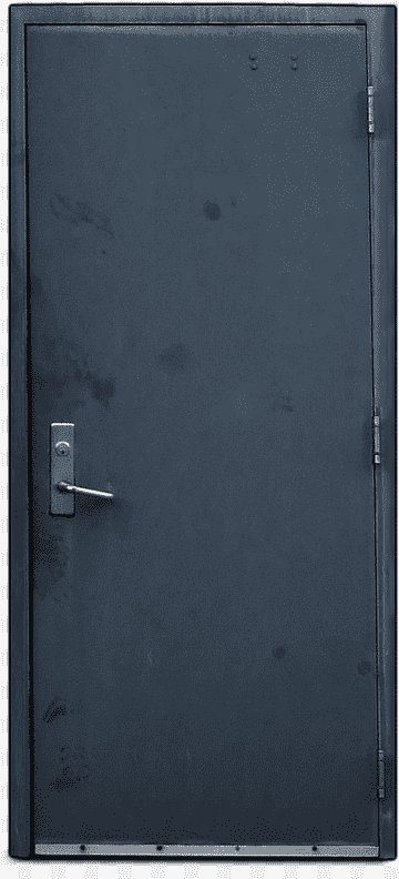 Старинная металлическая дверь