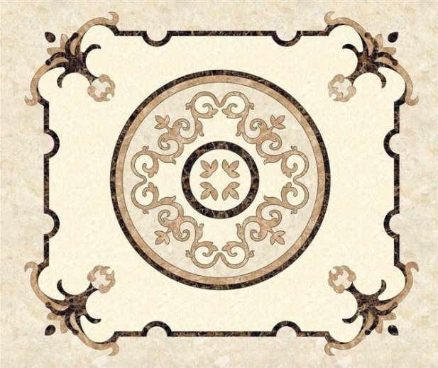 Розетка из мрамора