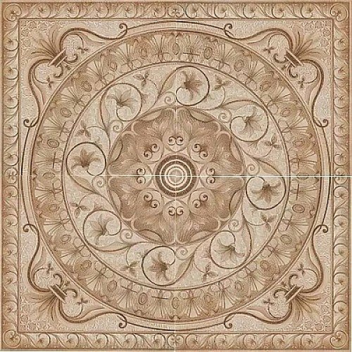 Керамогранит Cristacer Constanza Roseton Coimbra 4 Oro декор 60х60