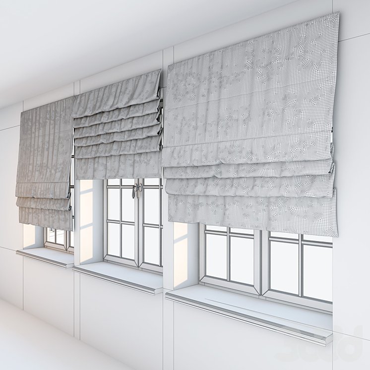 3 ДДД римские шторы