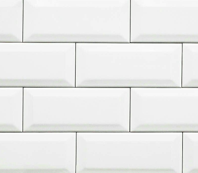 Плитка кабанчик 10 20 белая