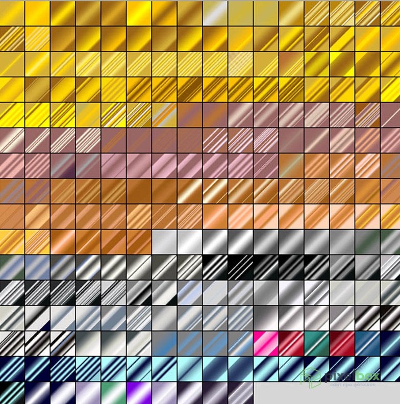 Золотая палитра цветов для иллюстратора