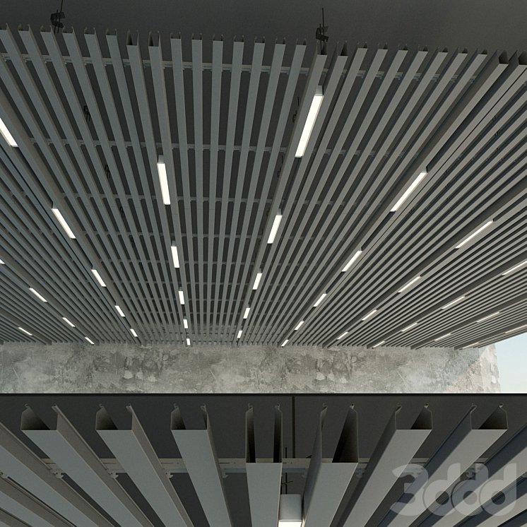 Реечный потолок Армстронг