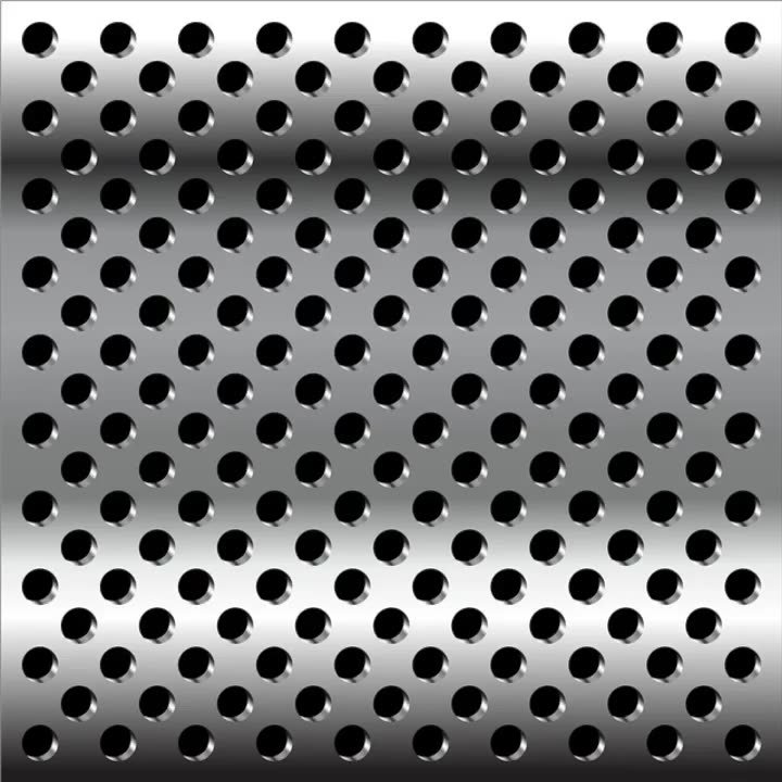 Металлический лист с отверстиями