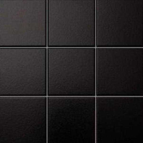 Плитка 10х10 черная матовая