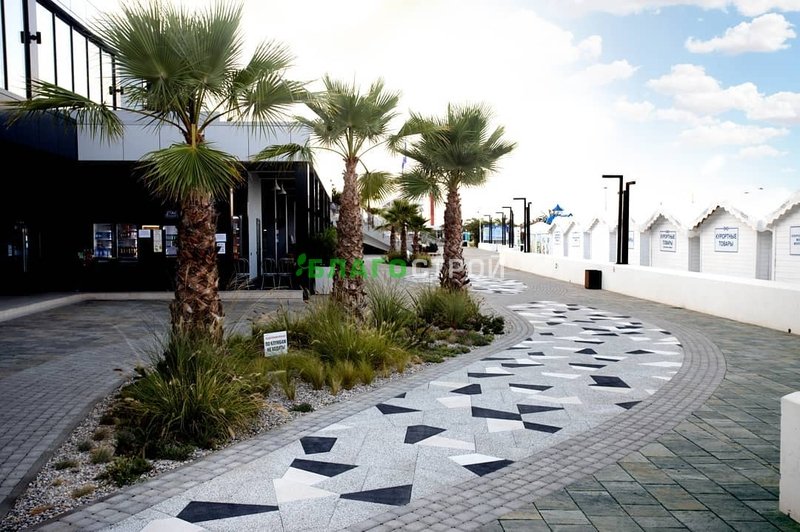 Тротуарная плитка оригами выбор