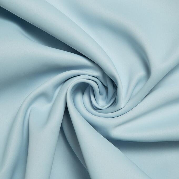 Штора портьерная Этель 130х300 см, двусторонний блэкаут, цвет бежевый