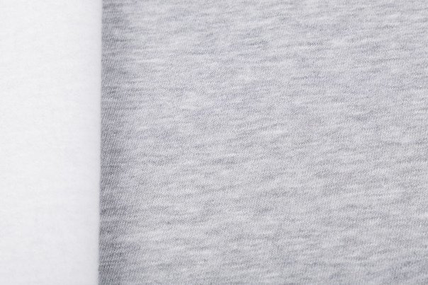 Серый меланж ткань