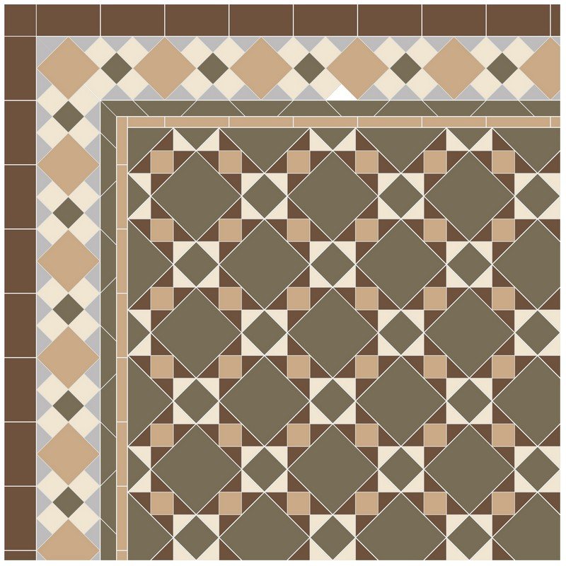 Метлахская фоновая плитка