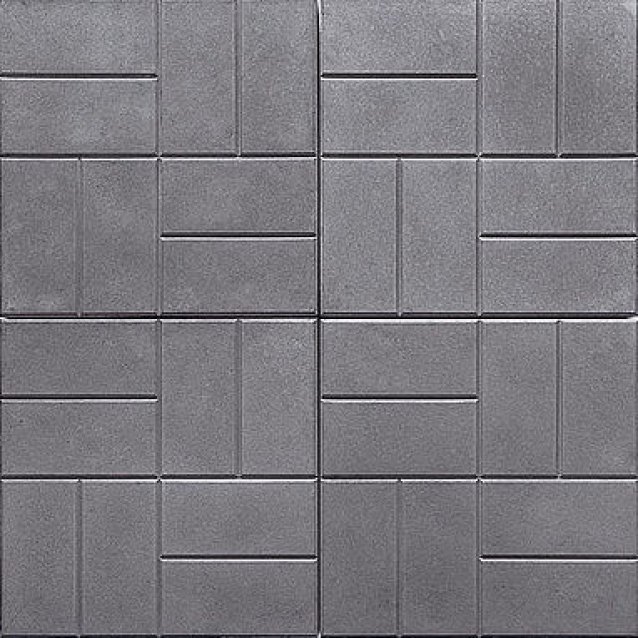 Тротуарная плитка 8 кирпичей шагрень