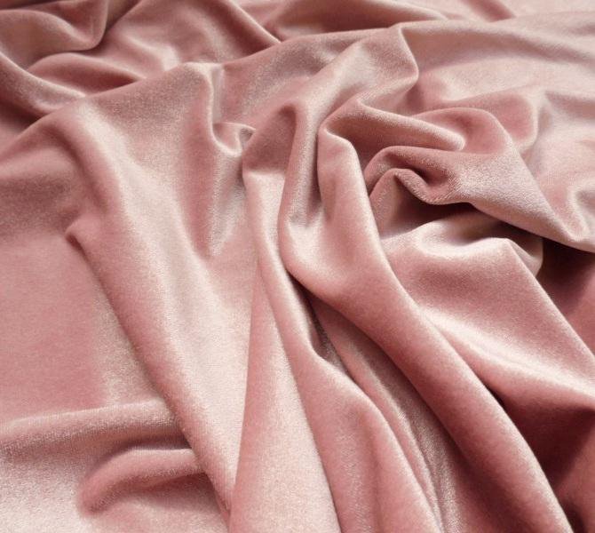 Велюр пыльная роза