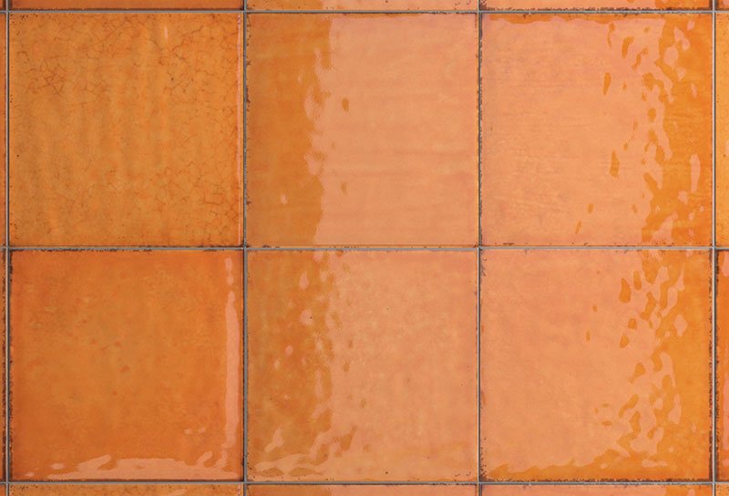 Плитка напольная оранжевая