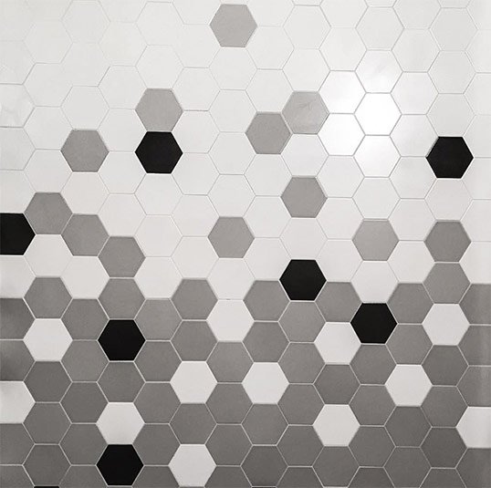 Плитка equipe Scale - Hexagon White
