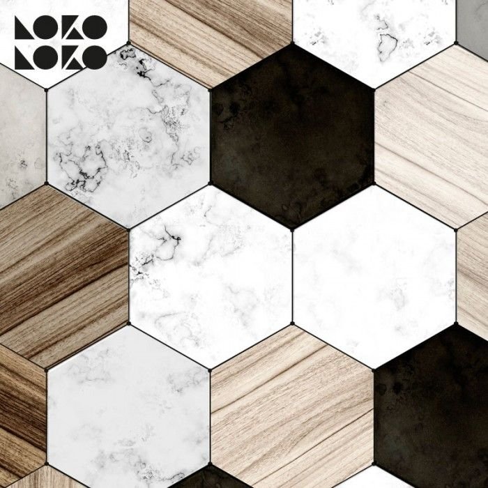 Плитка напольная Hexagon Wood