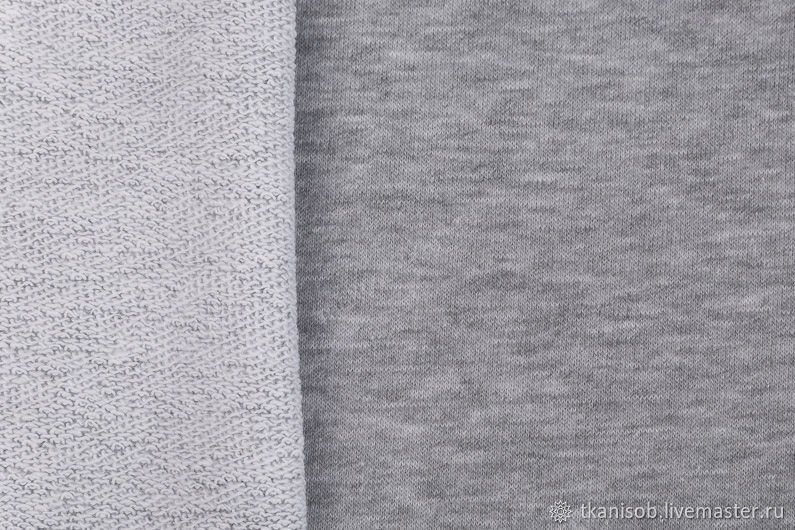 Ткань футер меланж