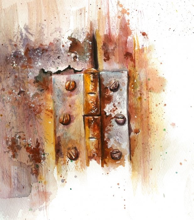 Ржавчина гуашью
