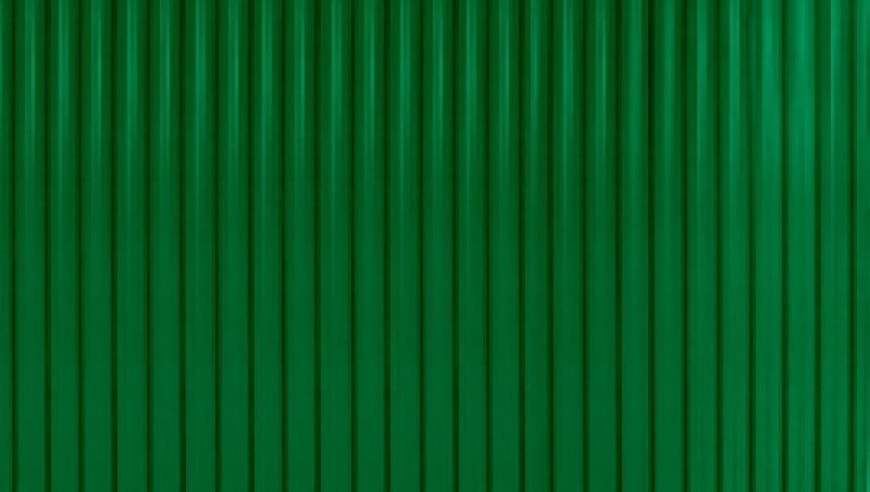 Зеленая металлочерепица