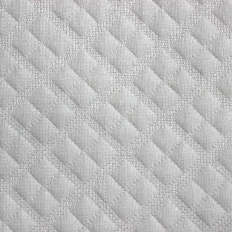 Стеганая ткань белая