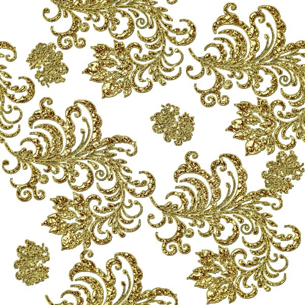 Ткань с золотым узором