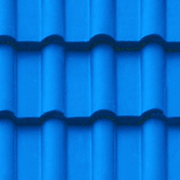 Металлочерепица синяя текстура