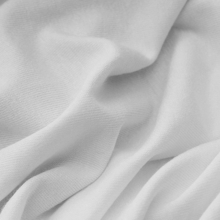 Ткань трикотаж белый