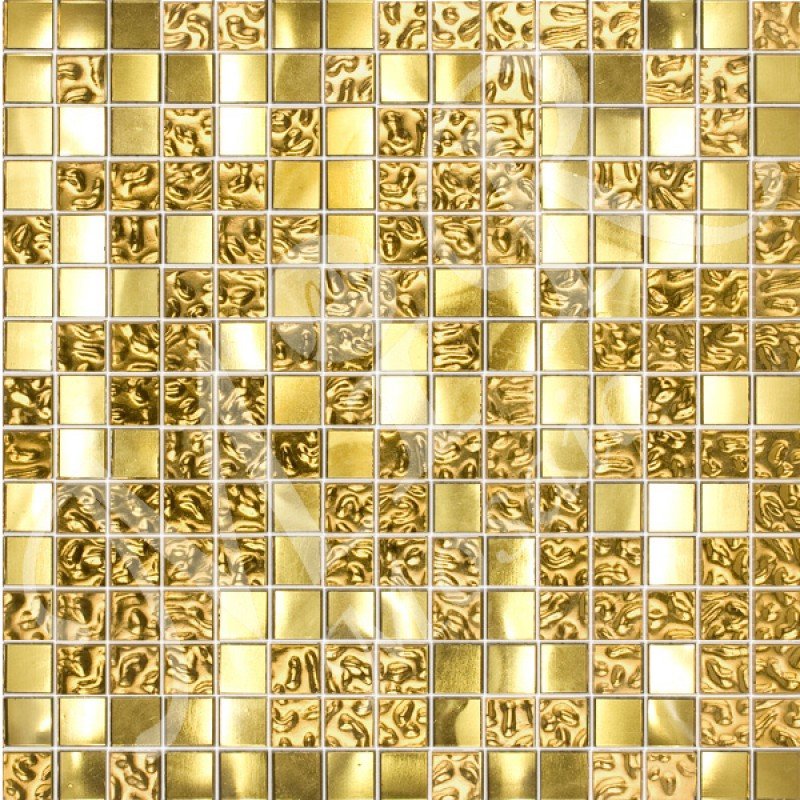 Стеклянная Золотая мозаика 5x5 mozaika