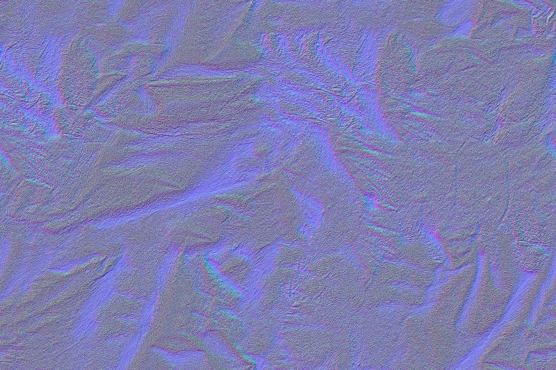 Нормал мап складки ткани