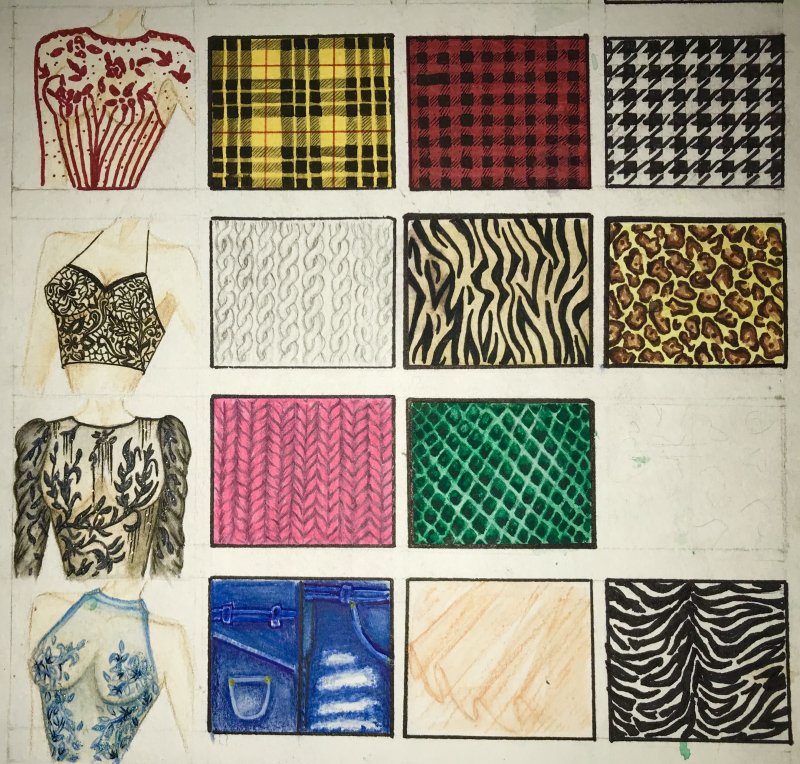 Цветная ткань