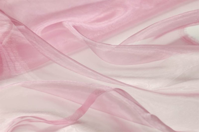 Органза розовая