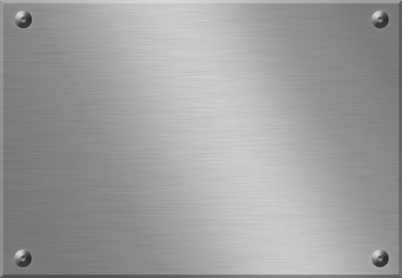 Металлическая пластина с болтами