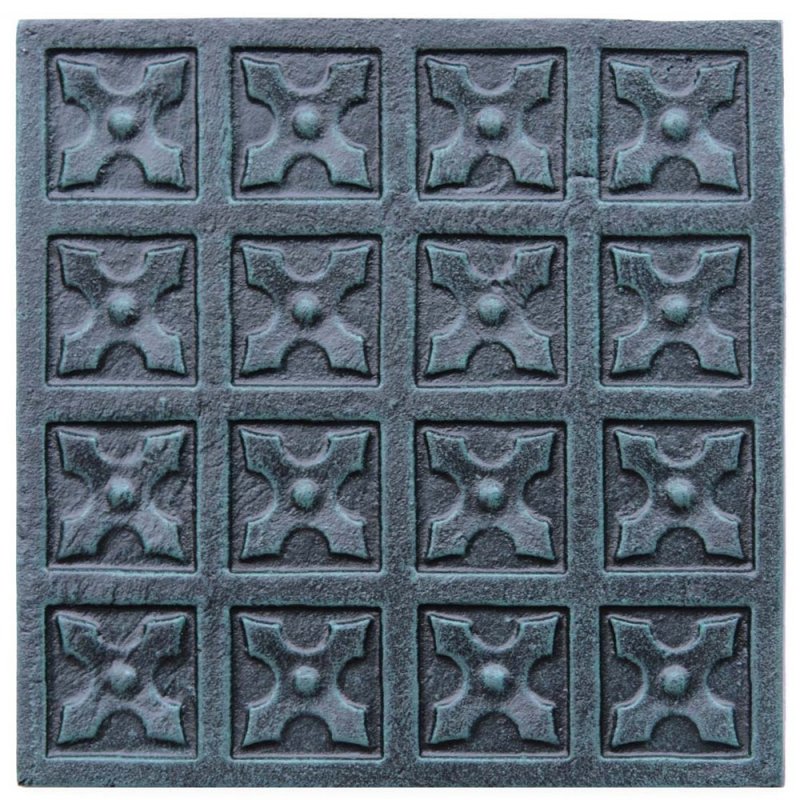 Плитка чугунная напольная 350х350 вес