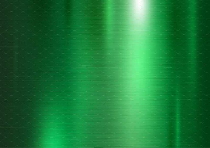 Металлический зеленый
