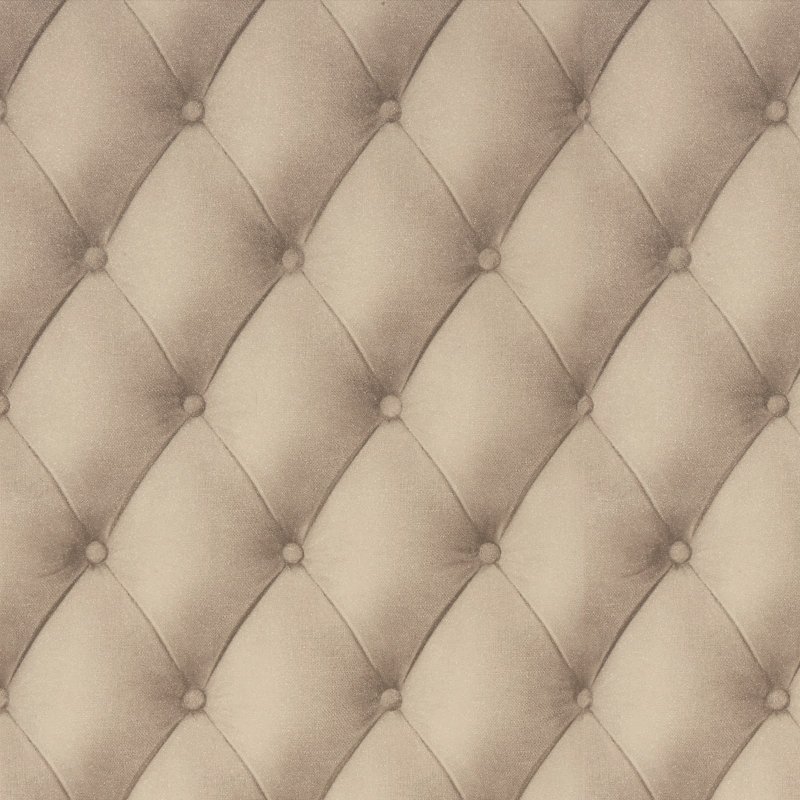 Стеганый велюр изголовье кровать Caspia 02 Vanilla