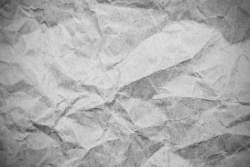 Серая мятая бумага