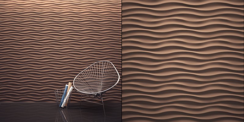 Волнистые панели для стен